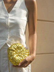 Conch Shell Shaped Clutch Bag