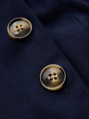 Linen Blend Crisscross Vest & Shorts Set