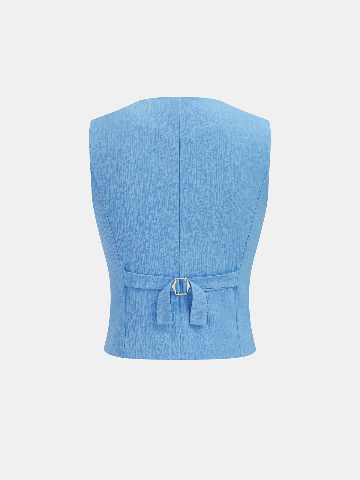 Cotton Linen V-Neck Vest & Pants Set