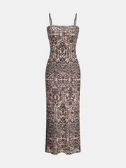Printed Cami Maxi Dress