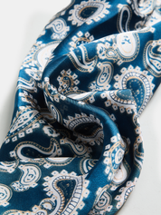 Paisley Printed Pearl Accent Scarf