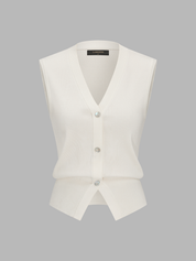 Removable Sailor Collar Knit Vest