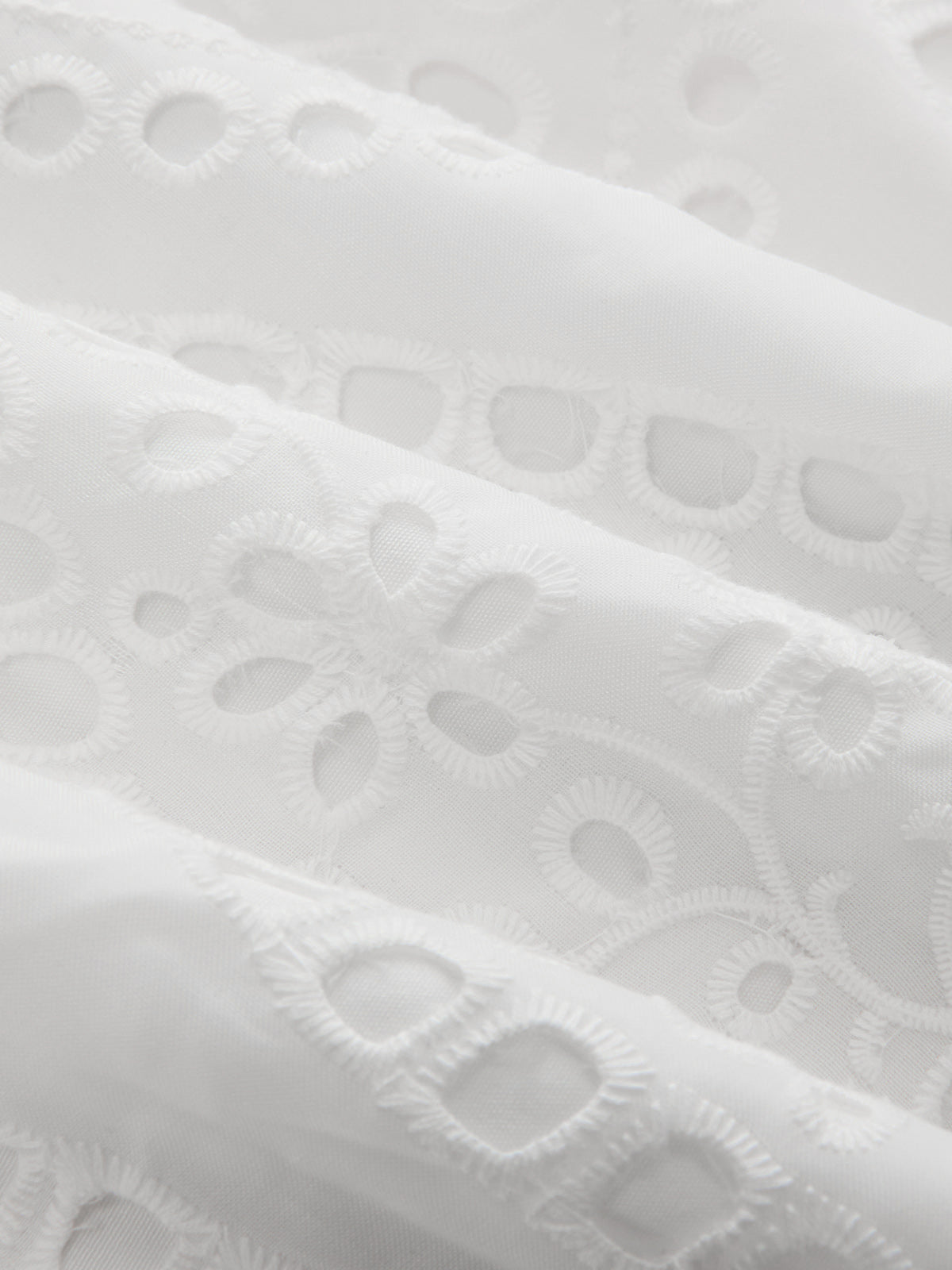 Belted Eyelet Embroidery Halter Mini Dress