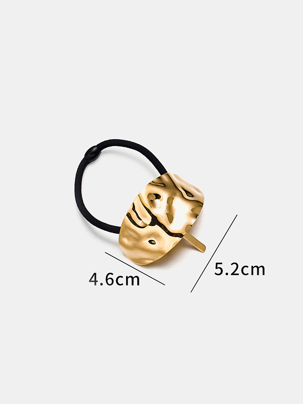 Hammered Metal Hair Tie