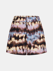 Tie Dye Strapless Top & Shorts Set