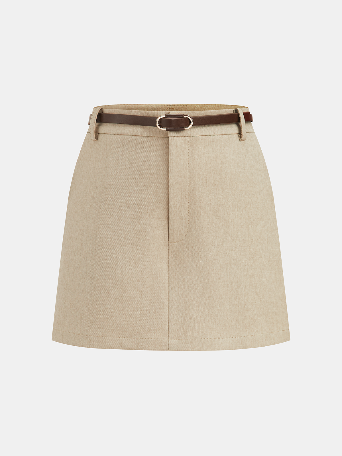 Backless Crop Vest & Belted Skort Set