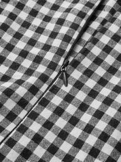 Gingham Halter Cotton Midi Dress