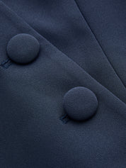 Asymmetrical Pleated Peplum Vest