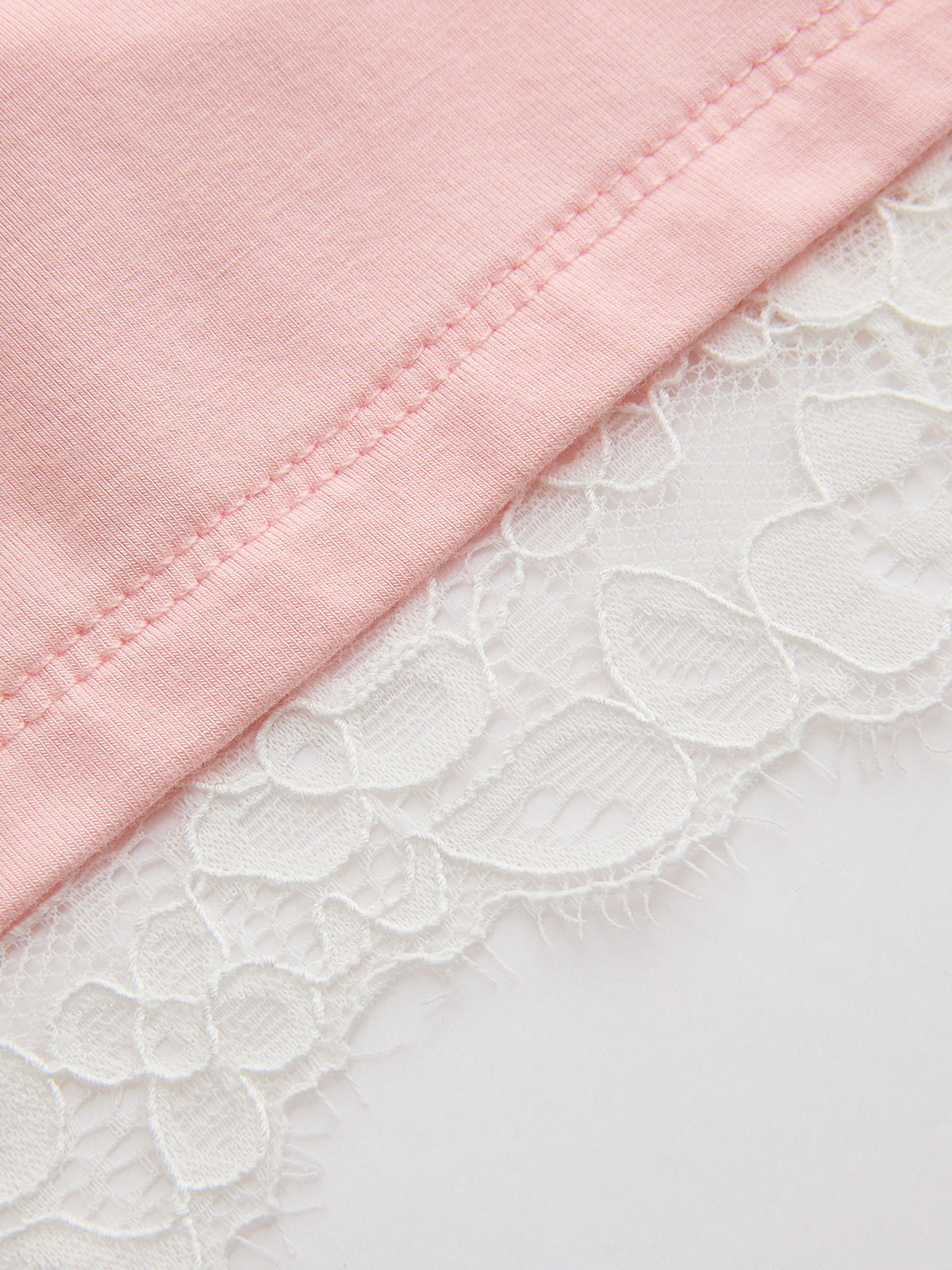 Flutter Sleeve Lace Trim Top