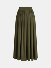 V Neck Sleeveless Bodysuit & Maxi Skirt Set