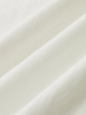 Contrast Stitch Button Front Midi Cami Dress