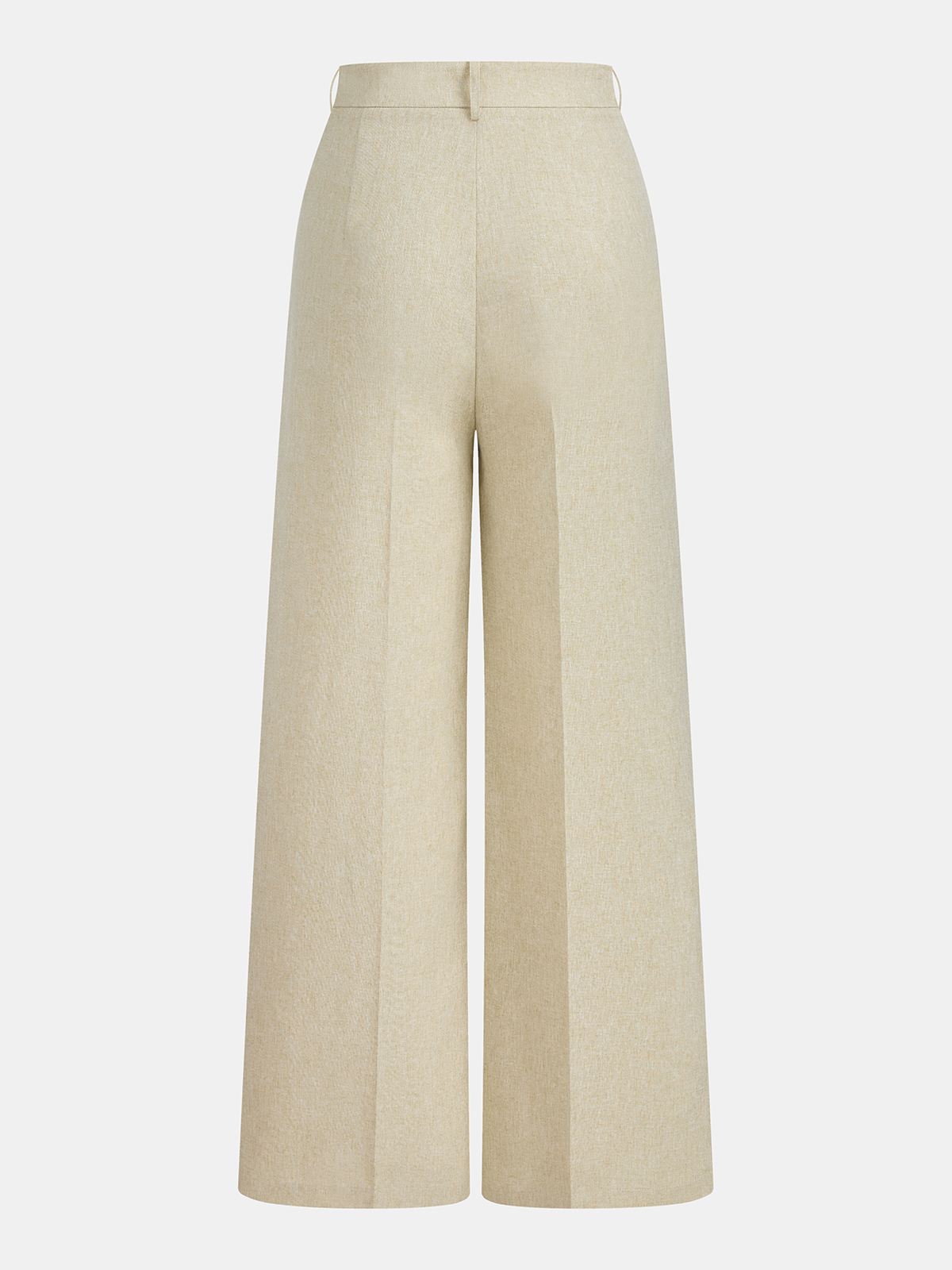 Cotton Blend Collared Crop Vest & Pants Set